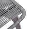 Armen Living Island Outdoor Dark Eucalyptus Wood and Silver Rope Dining Chairs, PK2 LCISSISL - alternate 3